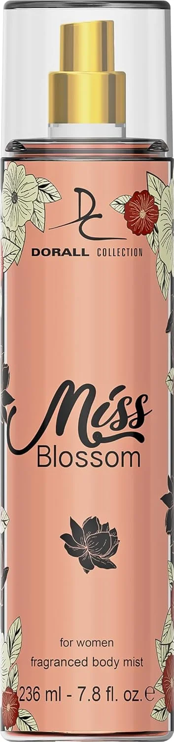 اسپری بدن زنانه دورال کالکشن مدل Miss Blossom با رایحه ای ماندگار و طراوت بخش مناسب استفاده روزانه 236 میلی لیتر