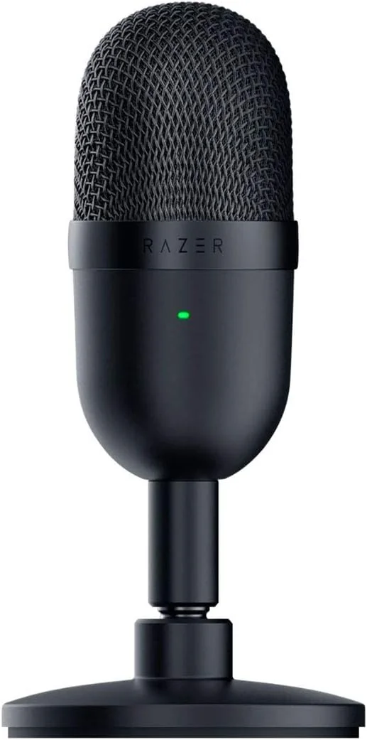 میکروفون استریمینگ USB ریزر Seiren Mini: الگوی برداشت Supercardioid دقیق - کیفیت ضبط حرفه ای - ساخت فوق العاده جمع و جور - پایه شیب دار سنگین - مقاوم در برابر ضربه - مشکی کلاسیک