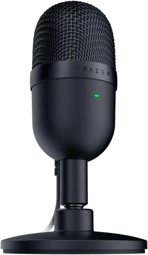 میکروفون استریمینگ USB فوق فشرده Razer Seiren Mini: مقاوم در برابر ضربه - مشکی (بازسازی شده)