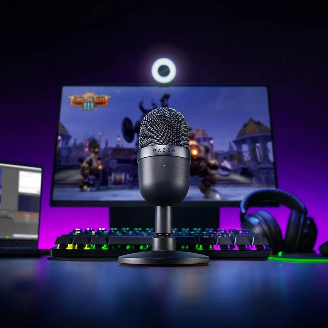 میکروفون استریمینگ USB ریزر Seiren Mini: الگوی برداشت Supercardioid دقیق - کیفیت ضبط حرفه ای - ساخت فوق العاده جمع و جور - پایه شیب دار سنگین - مقاوم در برابر ضربه - مشکی کلاسیک میکروفون استریمینگ USB ریزر Seiren Mini: الگوی برداشت Supercardioid دقیق - کیفیت ضبط حرفه ای - ساخت فوق العاده جمع و جور - پایه شیب دار سنگین - مقاوم در برابر ضربه - مشکی کلاسیک