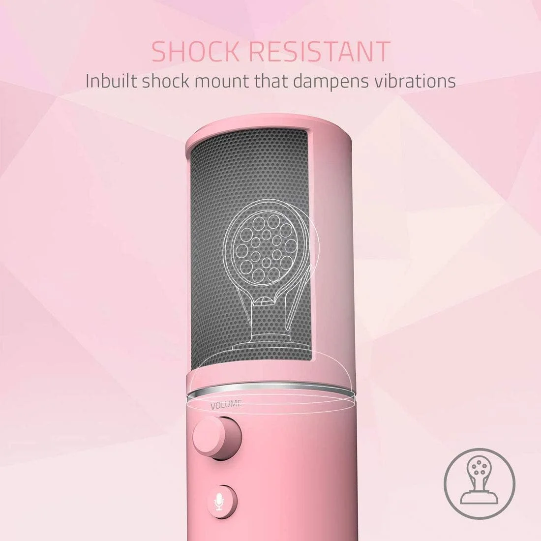 میکروفون USB کاندنسر استریمینگ Razer Seiren X (فشرده با دمپر، الگوی ضبط Supercardioid، بدون تاخیر، دکمه قطع صدا، جک هدفون) کوارتز میکروفون USB کاندنسر استریمینگ Razer Seiren X (فشرده با دمپر، الگوی ضبط Supercardioid، بدون تاخیر، دکمه قطع صدا، جک هدفون) کوارتز