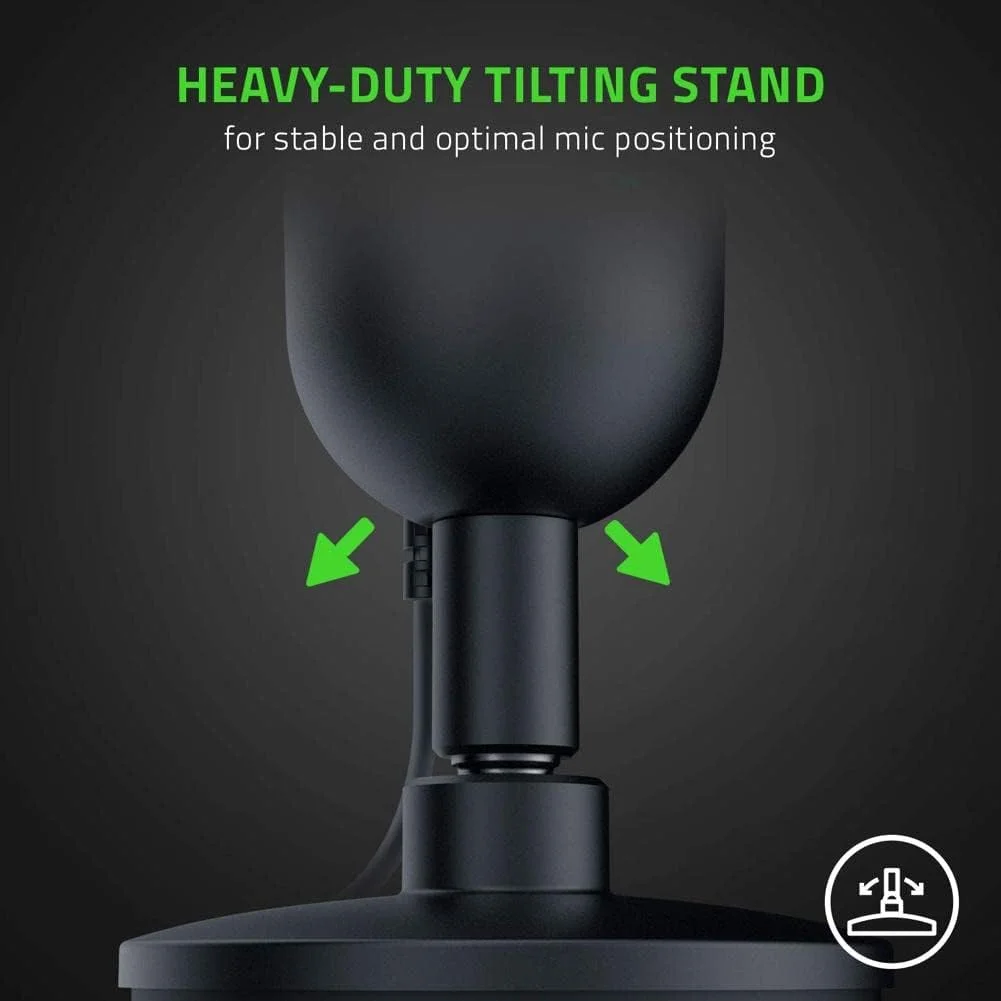 میکروفون استریمینگ Razer Seiren X (بازسازی شده) : الگوی برداشت Supercardioid - میکروفون کندانسور - پایه ضد لرزش داخلی - میکروفون استریمینگ حرفه ای - RZ19-02290100-R3U1 میکروفون استریمینگ Razer Seiren X (بازسازی شده) : الگوی برداشت Supercardioid - میکروفون کندانسور - پایه ضد لرزش داخلی - میکروفون استریمینگ حرفه ای - RZ19-02290100-R3U1