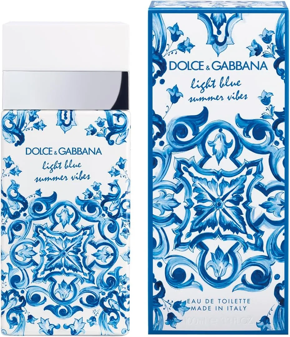 ادکلن унисекс DOLCE & GABBANA Light Blue Summer Vibes Eau De Toilette حجم 100 میلی لیتر