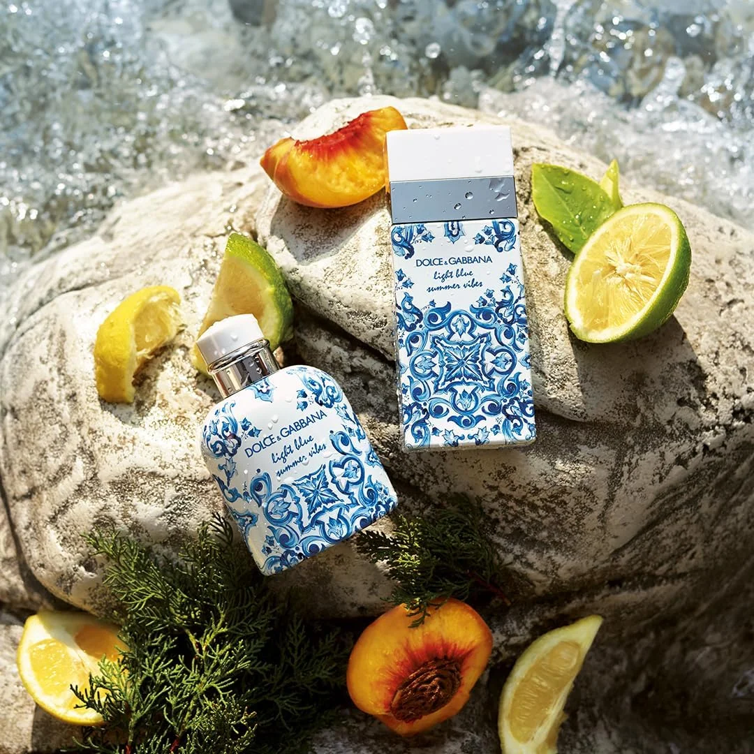ادکلن унисекс DOLCE & GABBANA Light Blue Summer Vibes Eau De Toilette حجم 100 میلی لیتر