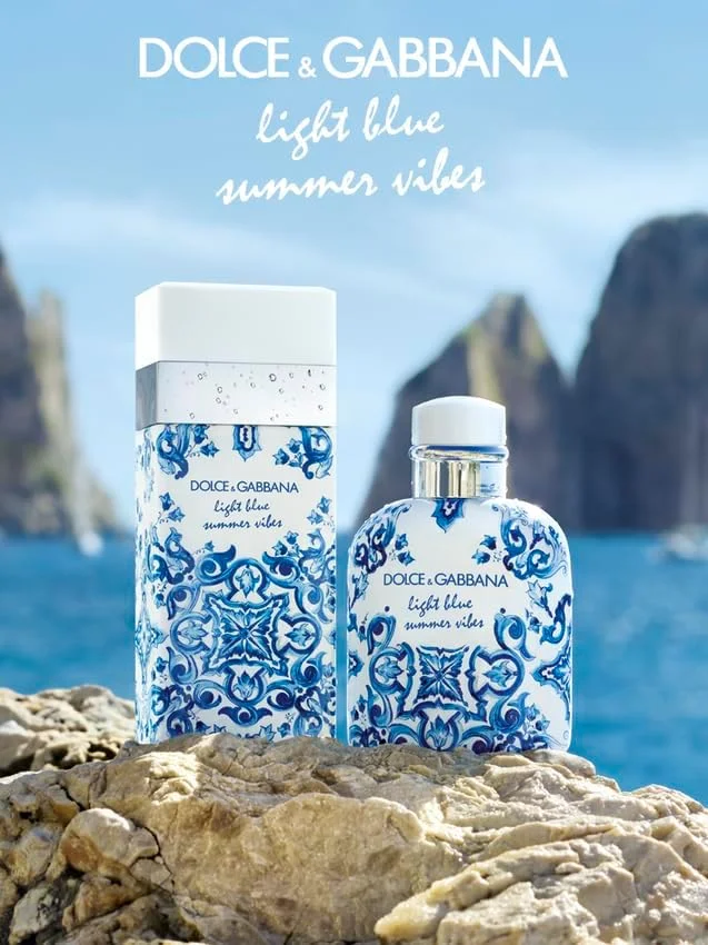 ادکلن унисекс DOLCE & GABBANA Light Blue Summer Vibes Eau De Toilette حجم 100 میلی لیتر