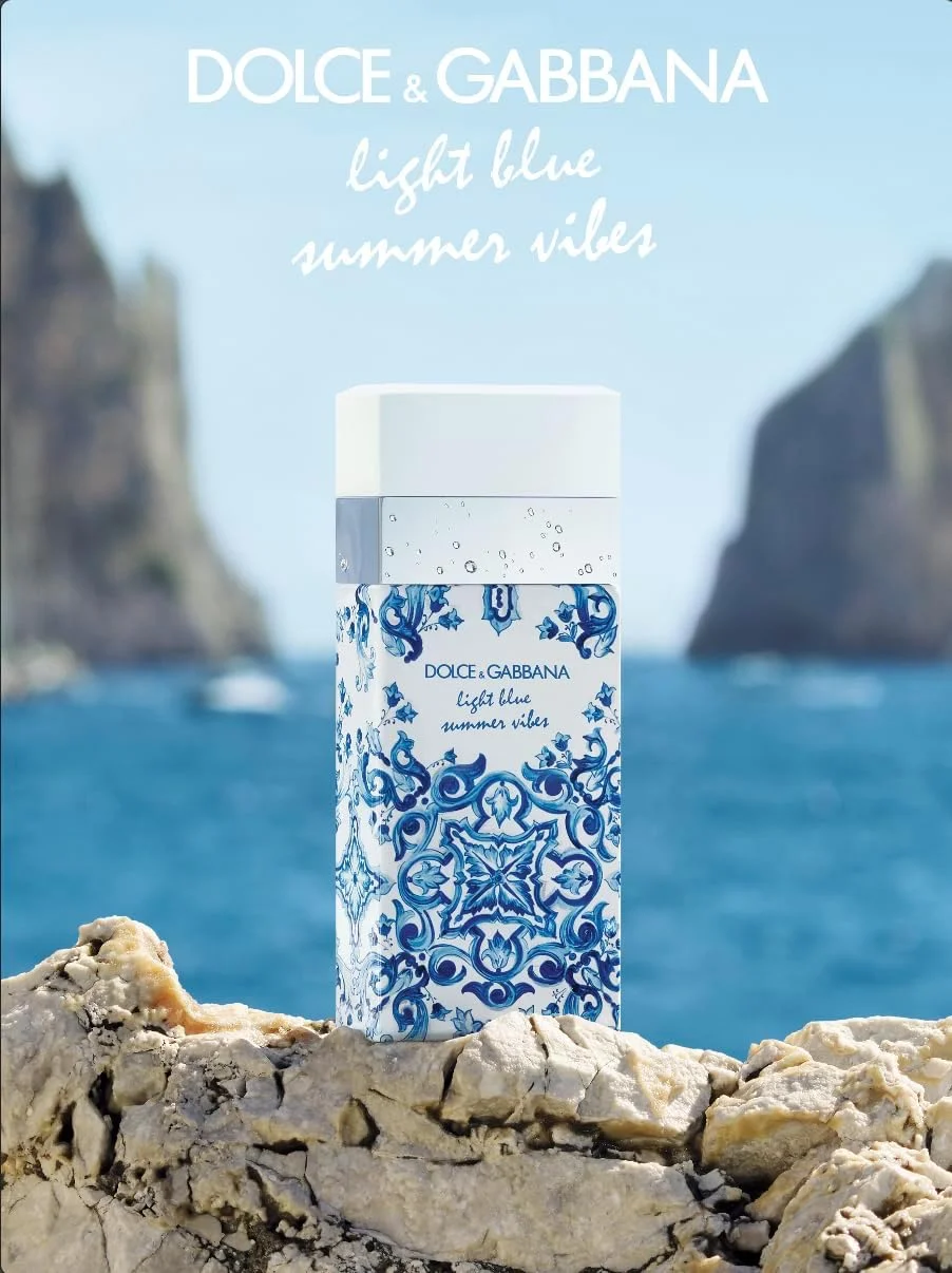 ادکلن унисекс DOLCE & GABBANA Light Blue Summer Vibes Eau De Toilette حجم 100 میلی لیتر