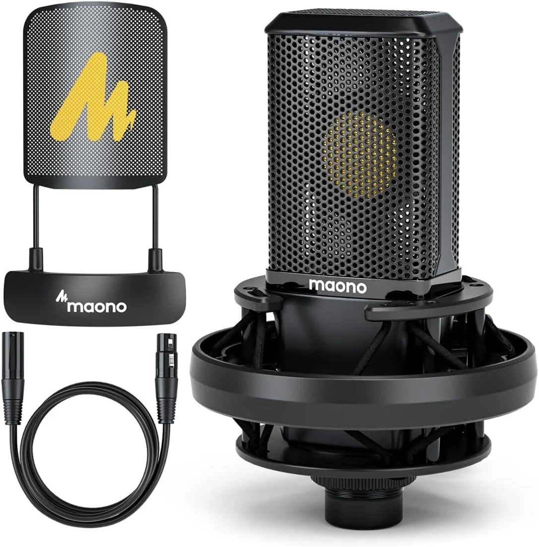 میکروفون دیافراگم بزرگ حرفه ای MAONO AU-PM500