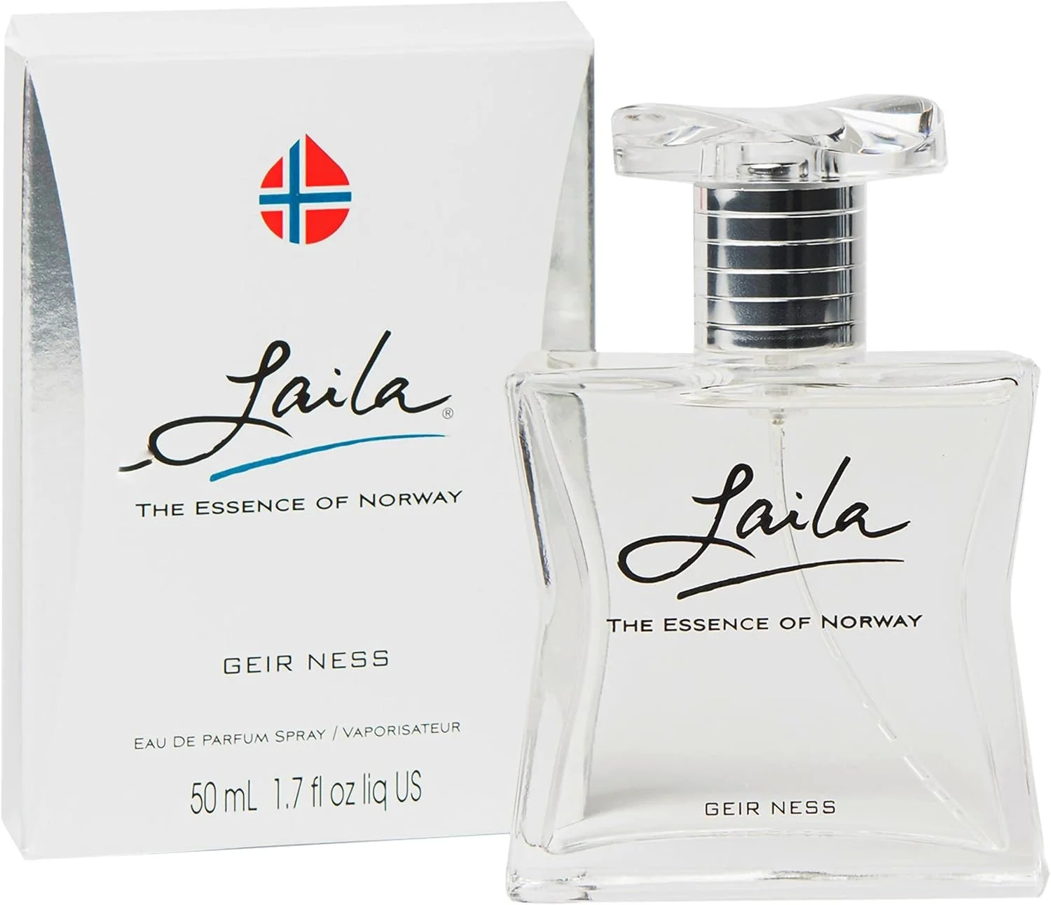 عطر ادو پرفیوم زنانه لایلا Geir Ness - رایحه ای ماندگار، تازه، سبک و پاکیزه - ترکیبی از رایحه میوه ای و گلی (50 میلی لیتر)