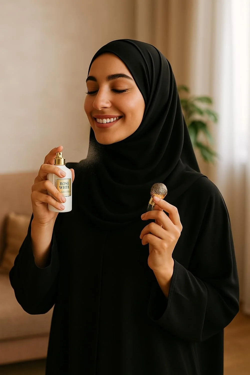 عطر زنانه رز سفید Gemspire حجم 100 میلی لیتر - ادو پرفیوم لوکس با ماندگاری طولانی | رایحه گلی رمانتیک با رز سفید، یاس و مشک | بهترین هدیه عطر برای خانم ها، رایحه ای ظریف و زنانه
