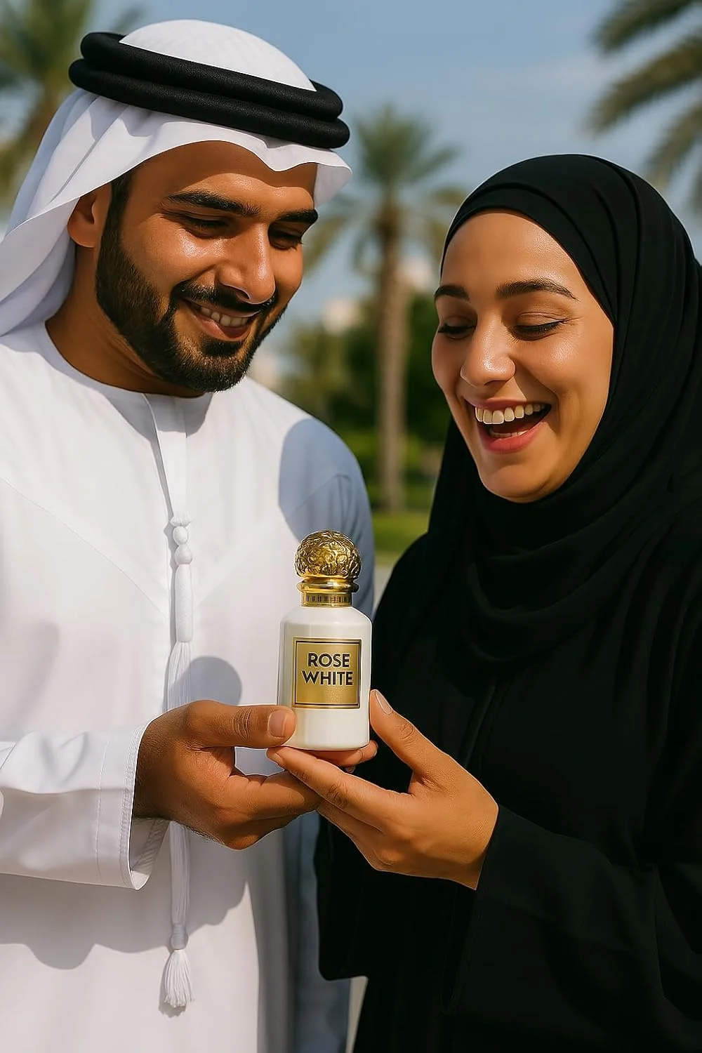 عطر زنانه رز سفید Gemspire حجم 100 میلی لیتر - ادو پرفیوم لوکس با ماندگاری طولانی | رایحه گلی رمانتیک با رز سفید، یاس و مشک | بهترین هدیه عطر برای خانم ها، رایحه ای ظریف و زنانه