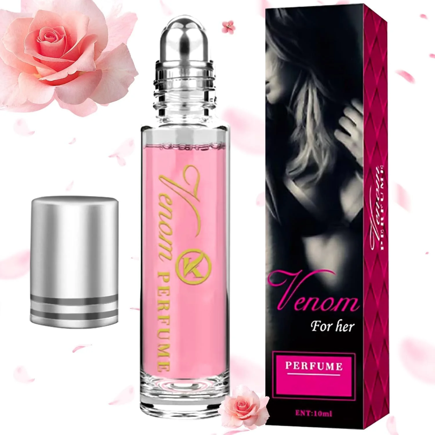 عطر فرمونی GraGra برای زنان، عطر رولی زنانه برای جذب مردان، رایحه ماندگار برای زنان، روغن عطر بدن غلیظ، 10 میلی لیتر