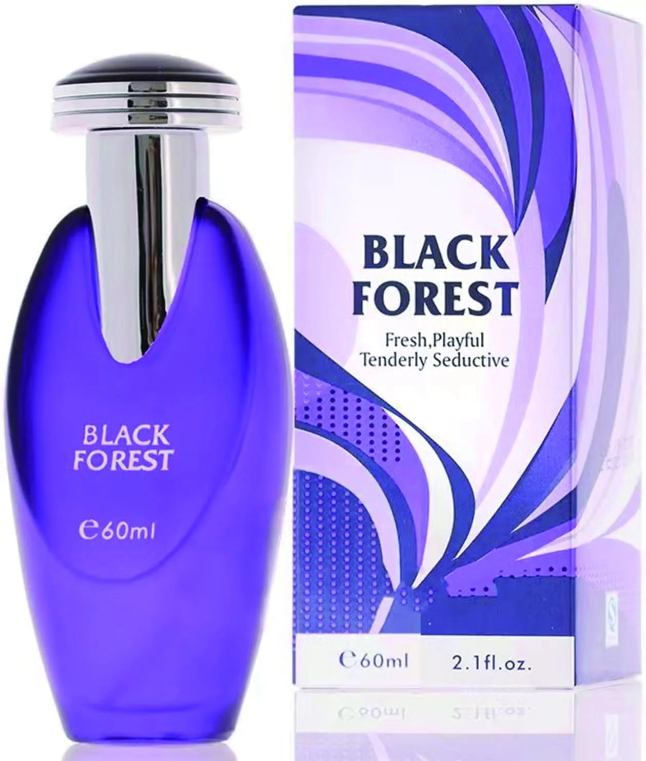 ادو پرفیوم زنانه گویزان مدل Black Forest - Romance - رایحه گلی و چوبی - حاوی رز، یاس، توت، گل جعفری و عنبر مناسب استفاده روزمره - بنفش - 60 میلی لیتر