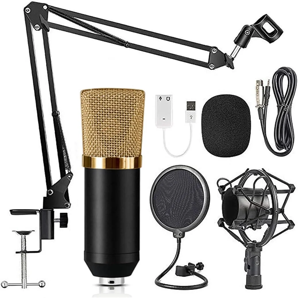 کیت میکروفون کندانسور ضبط استودیویی eWINNER (مشکی)