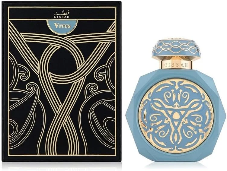 عطر ادو پرفیوم 90 میلی لیتری Gissah VITUS برای مردان و زنان / رایحه ای مرکباتی، میوه ای و گلی унисекс با ماندگاری طولانی جيسه فيتوس 90 مل ماء عطر للرجال والنساء/عطر فواكه حمضية وزهرية للجنسين يدوم طويلاً