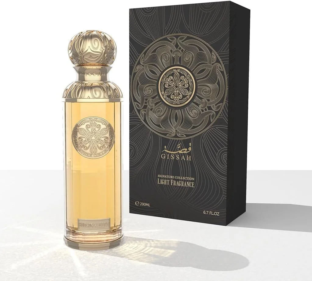 عطر ادو پرفیوم унисекс Gissah Hudson Valley - 200 میلی لیتر / انگور سیاه، ترنج، رز، نعناع هندی / رایحه ماندگار برای مردان و زنان