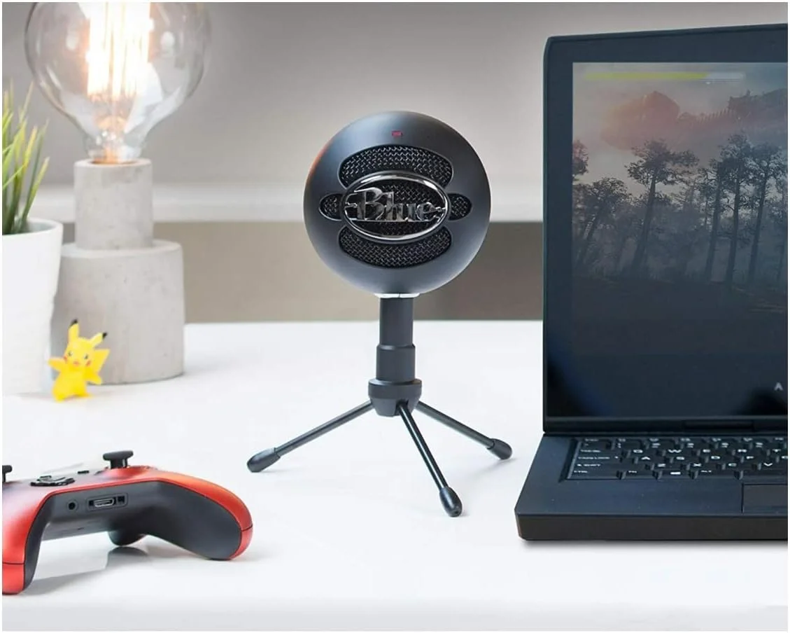 میکروفون USB آبی Snowball iCE برای کامپیوتر، مک، بازی، ضبط، استریمینگ، پادکست، با کپسول میکروفون کندانسور کاردیوئید، پایه رومیزی قابل تنظیم و کابل USB، Plug 'n Play - مشکی میکروفون USB آبی Snowball iCE برای کامپیوتر، مک، بازی، ضبط، استریمینگ، پادکست، با کپسول میکروفون کندانسور کاردیوئید، پایه رومیزی قابل تنظیم و کابل USB، Plug 'n Play - مشکی