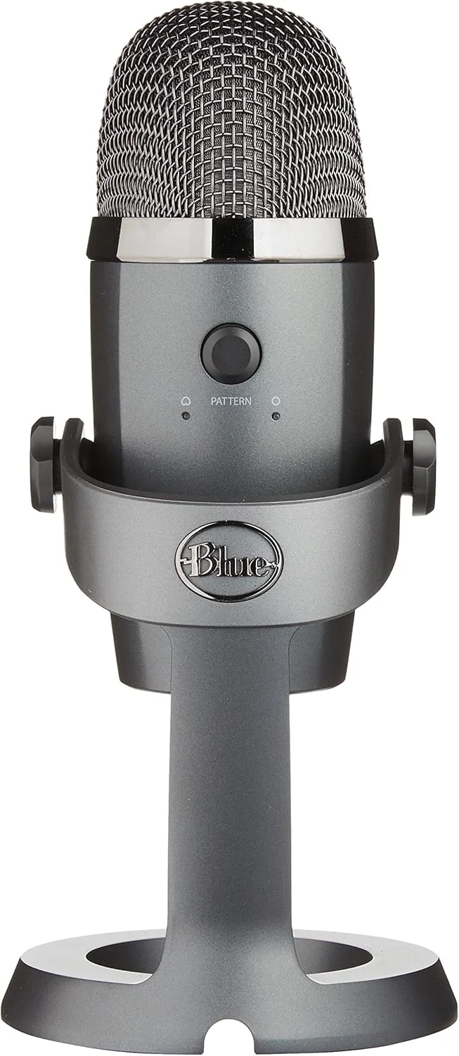 میکروفون USB پریمیوم Logitech for Creators Blue Yeti Nano برای ضبط و استریمینگ - خاکستری سایه