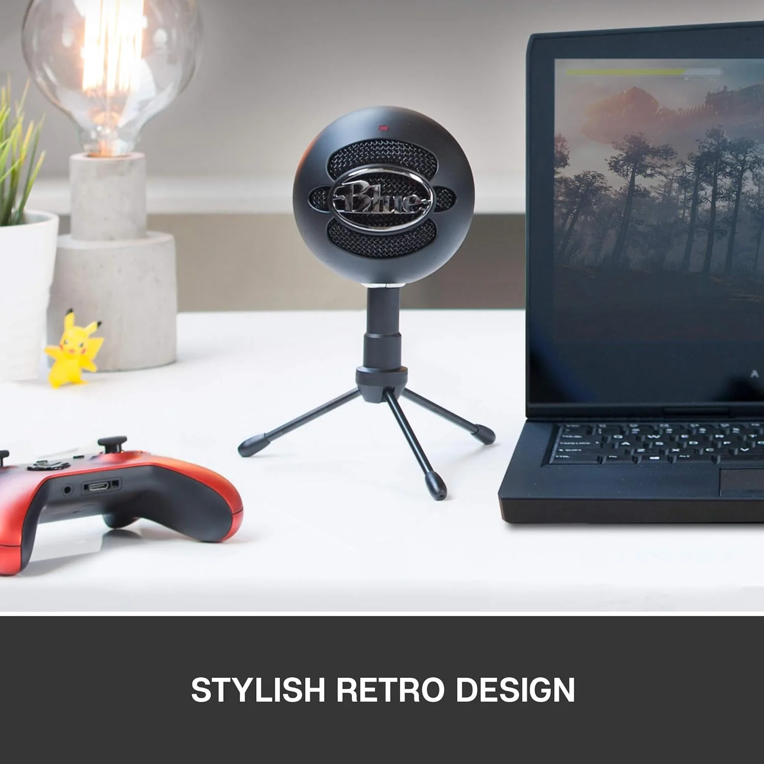 میکروفون USB آبی Snowball iCE برای کامپیوتر، مک، بازی، ضبط، استریمینگ، پادکست، با کپسول میکروفون کندانسور کاردیوئید، پایه رومیزی قابل تنظیم و کابل USB، Plug 'n Play - مشکی میکروفون USB آبی Snowball iCE برای کامپیوتر، مک، بازی، ضبط، استریمینگ، پادکست، با کپسول میکروفون کندانسور کاردیوئید، پایه رومیزی قابل تنظیم و کابل USB، Plug 'n Play - مشکی