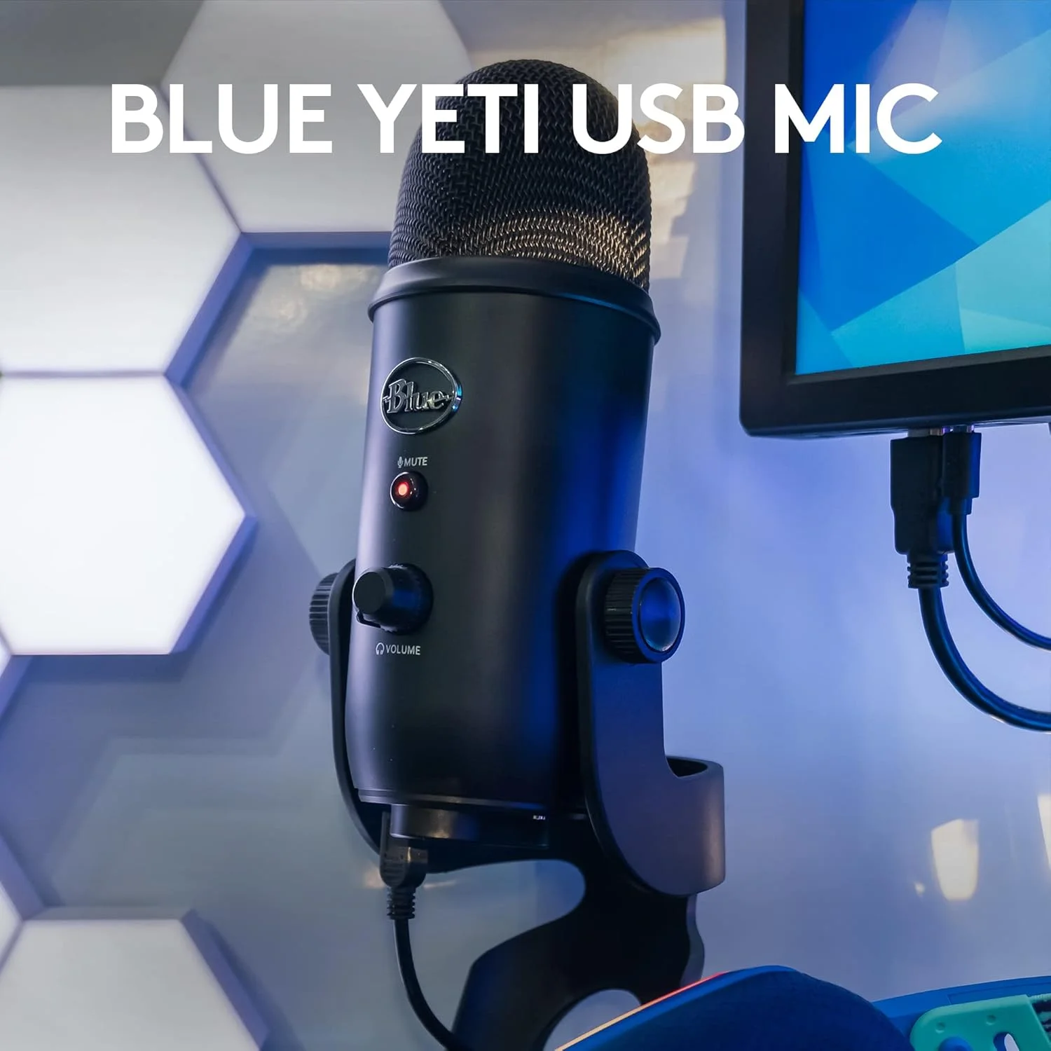 میکروفون گیمینگ USB آبی یتی PDP میکروفون گیمینگ USB آبی یتی PDP