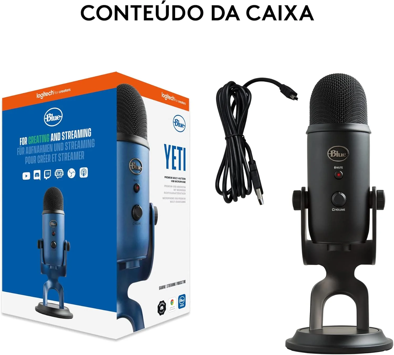 میکروفون USB Blue Yeti - نسخه Blackout