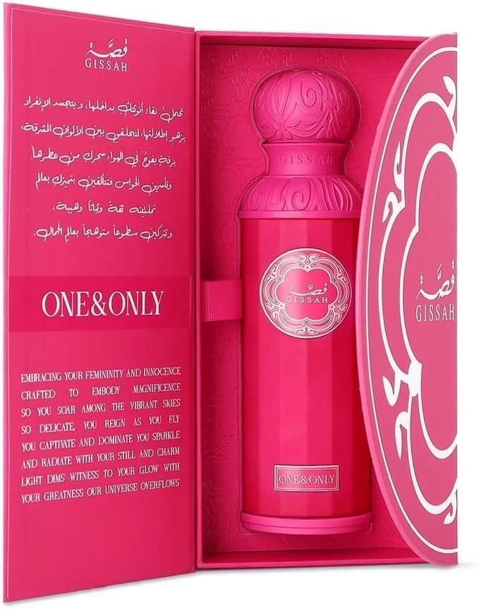 عطر زنانه گیسا وان اند اونلی (200 میلی لیتر) ادو پرفیوم با ماندگاری طولانی، رایحه ای ظریف، عطر گلی میوه ای عطر جيسه وَاحِد وَفَقَط (200 مل) للنساء، يدوم طويلاً، عطر أنيق، رائحة زهرية فاكهية