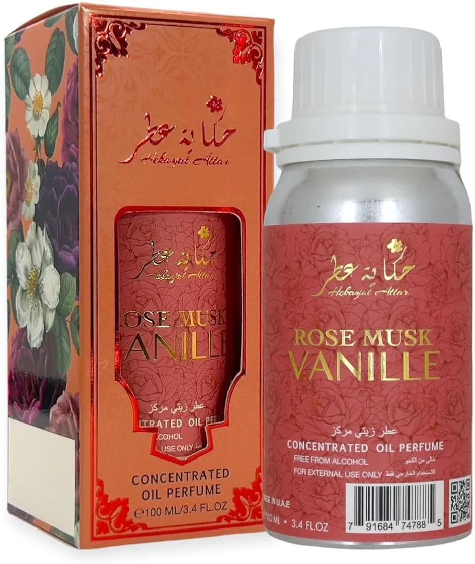 روغن عطر کنستانتره 100 میلی لیتری حکایت عطر رز مشک و وانیل | مجموعه میراث از حکایت عطر