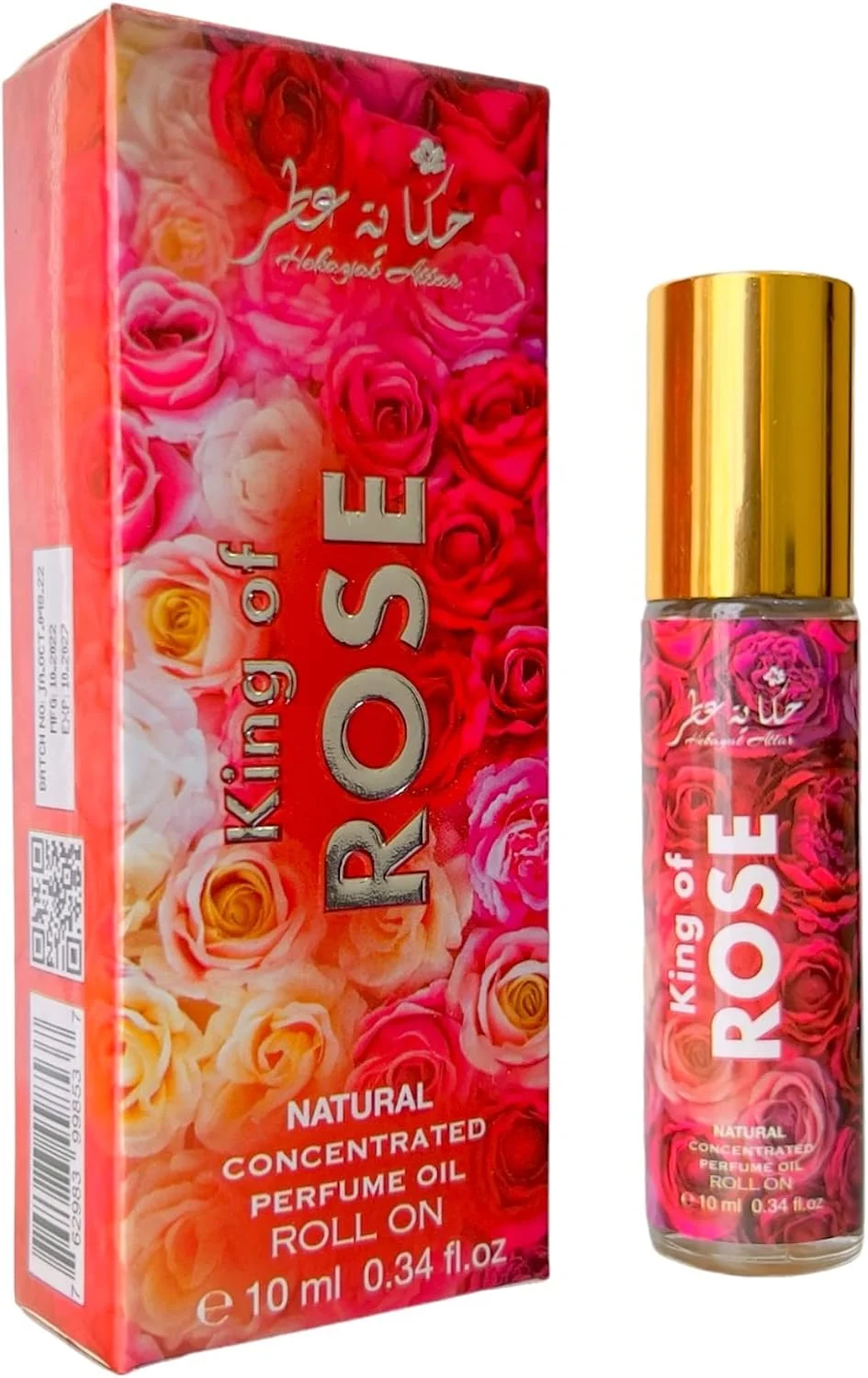 عطر رولی روغن گل رز حکایت عطار King of Rose 10 میلی لیتر