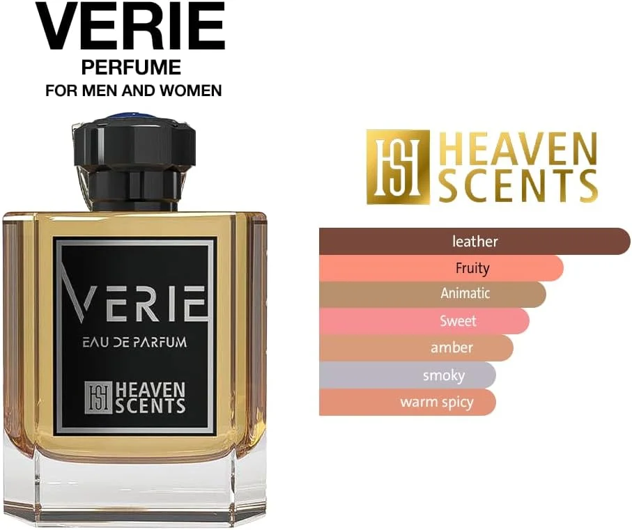 عطر یونیسکس Heaven Scents مدل Verie Eau De Parfum Spray، حجم 3.4 اونس عطر یونیسکس Heaven Scents مدل Verie Eau De Parfum Spray، حجم 3.4 اونس