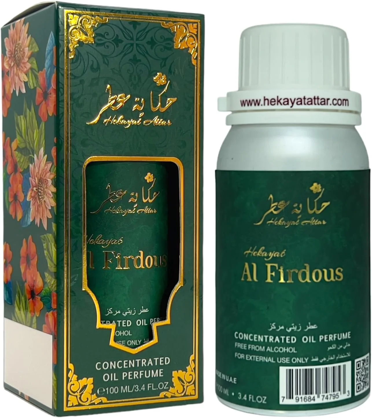 عطر روغنی متمرکز حکایات عطر الفردوس ۱۰۰ میلی لیتر | مجموعه میراث