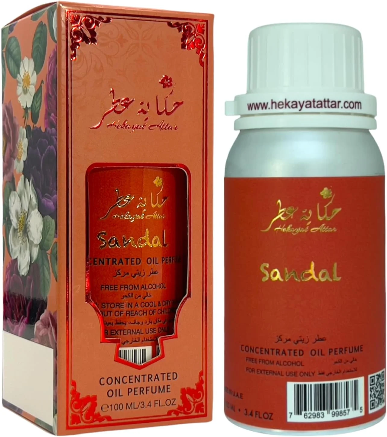 عطر روغنی متمرکز صندل عطار حکایت 100 میلی لیتر | مجموعه میراث