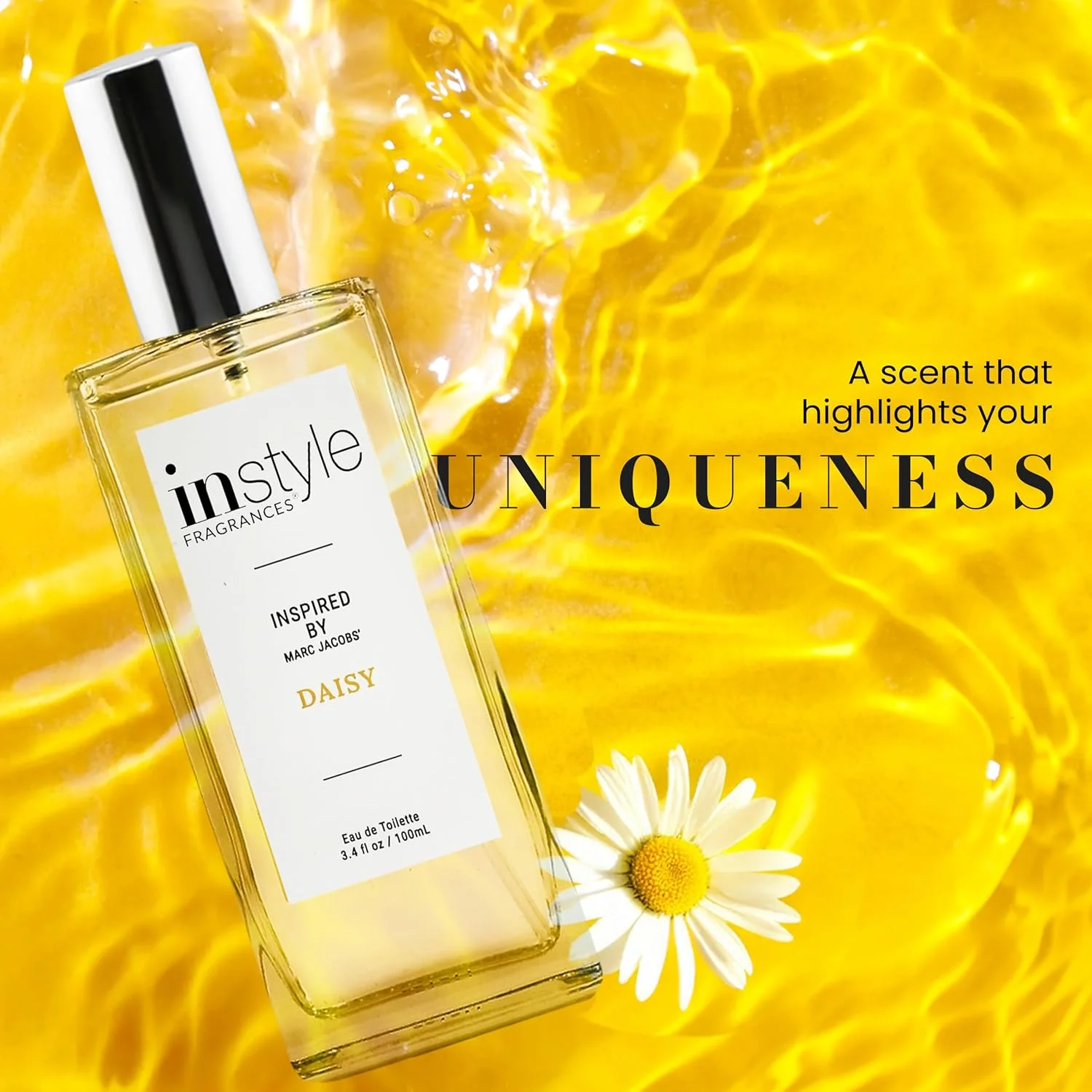 عطرهای Instyle | الهام گرفته از دیزی مارک جاکوبز | ادو تویلت زنانه | وگان، بدون پارابن و فتالات | هرگز روی حیوانات آزمایش نشده | 100 میلی لیتر عطرهای Instyle | الهام گرفته از دیزی مارک جاکوبز | ادو تویلت زنانه | وگان، بدون پارابن و فتالات | هرگز روی حیوانات آزمایش نشده | 100 میلی لیتر