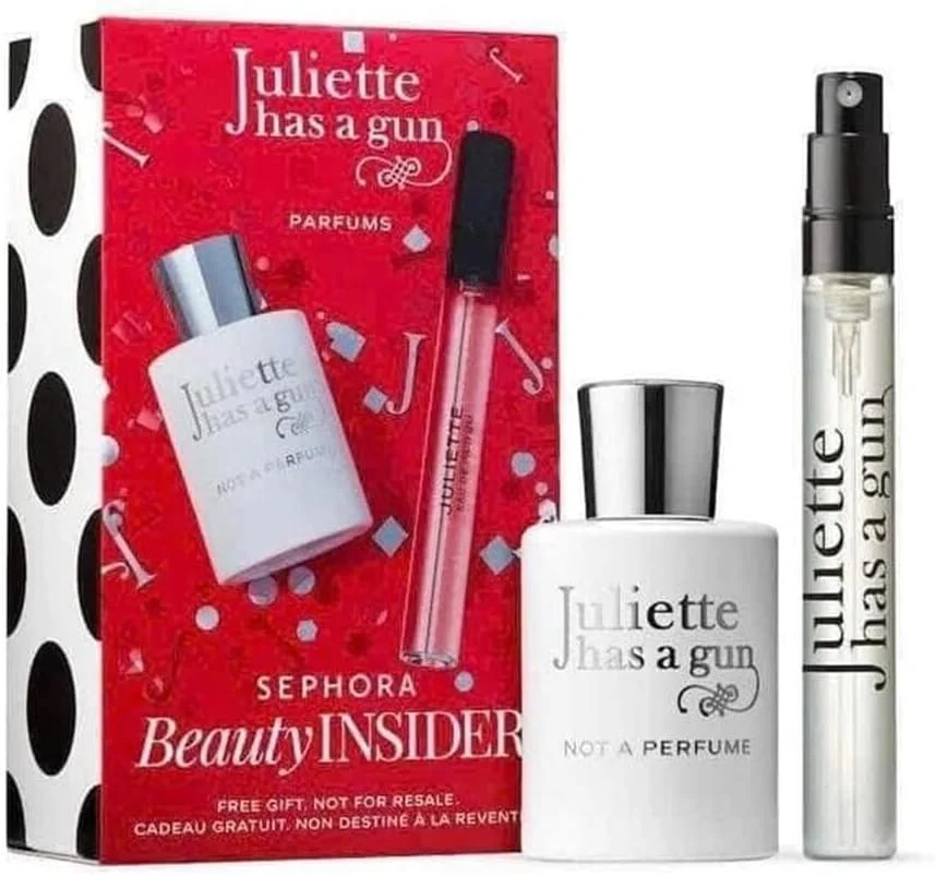 جولیت دارای یک اسلحه Not a perfume ست هدیه مینی ادو پرفیوم زنانه 8 میلی لیتر + 5 میلی لیتر