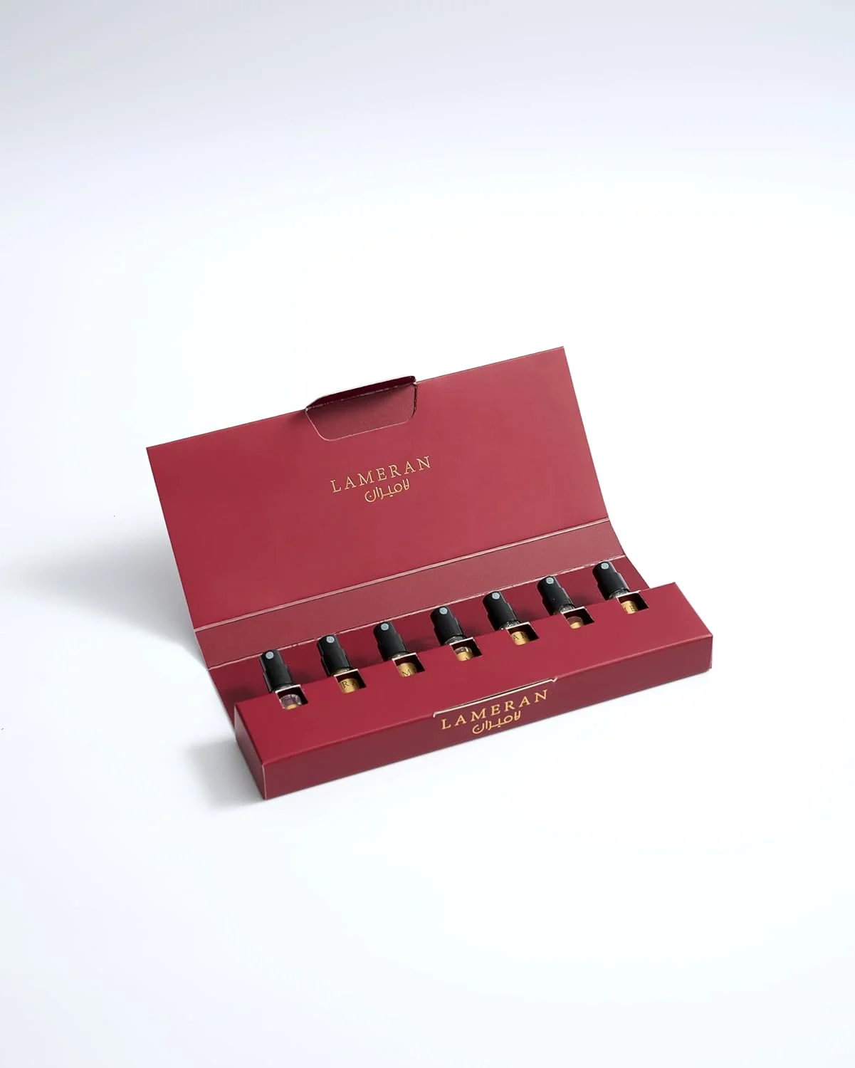 ست کشف LAMERAN | کیت نمونه عطر لوکس – 7 عدد ادو پرفیوم 2 میلی لیتری | شامل عطر، دیرا، MZN، ویدیان، نسایم، وتاد | عطر یونیسکس برای زنان و مردان | مناسب برای مسافرت ست کشف LAMERAN | کیت نمونه عطر لوکس – 7 عدد ادو پرفیوم 2 میلی لیتری | شامل عطر، دیرا، MZN، ویدیان، نسایم، وتاد | عطر یونیسکس برای زنان و مردان | مناسب برای مسافرت