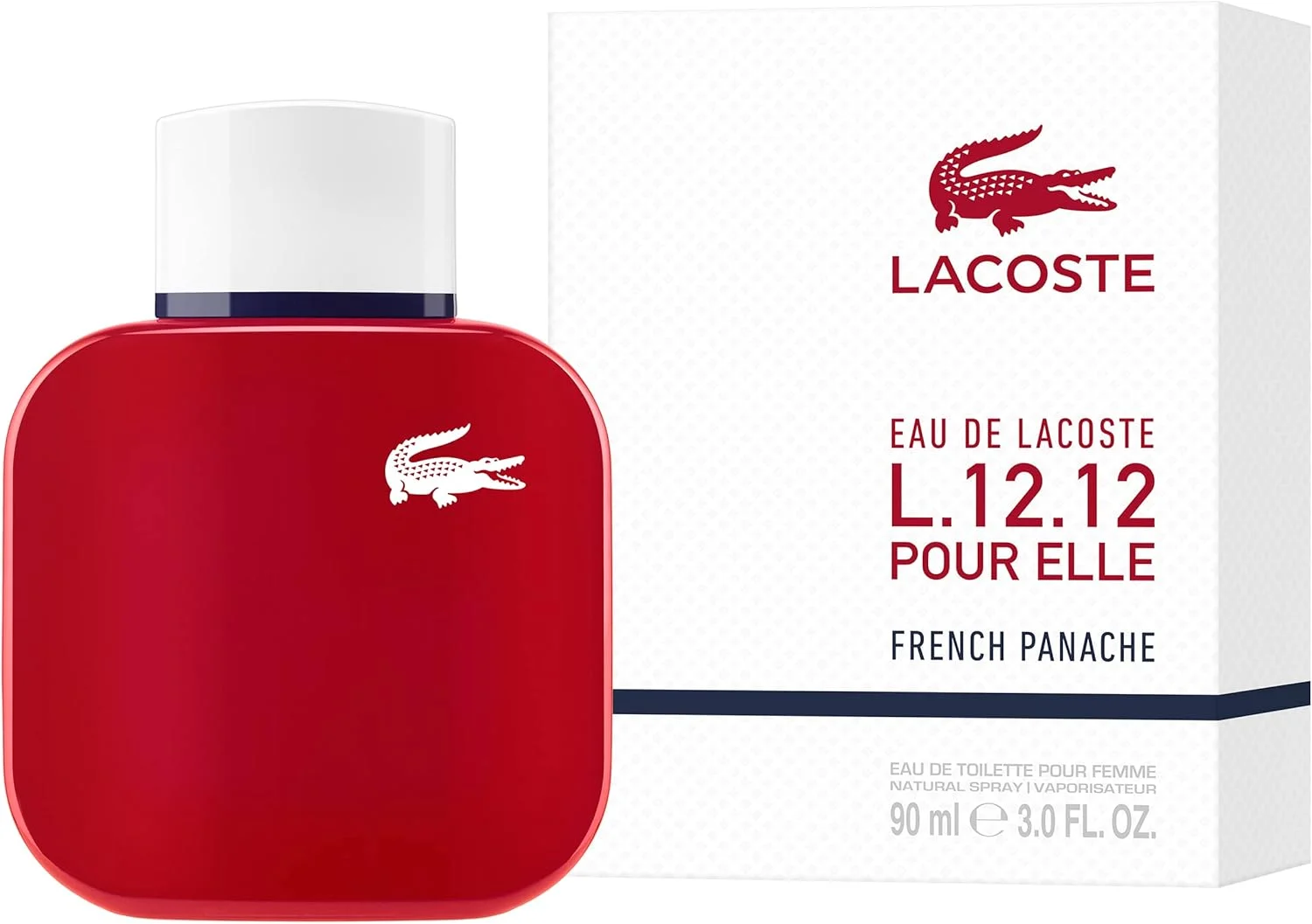 ادکلن زنانه لاگوست L.12.12 Pour Elle French Panache ادو تویلت 90 میلی لیتر ادکلن زنانه لاگوست L.12.12 Pour Elle French Panache ادو تویلت 90 میلی لیتر