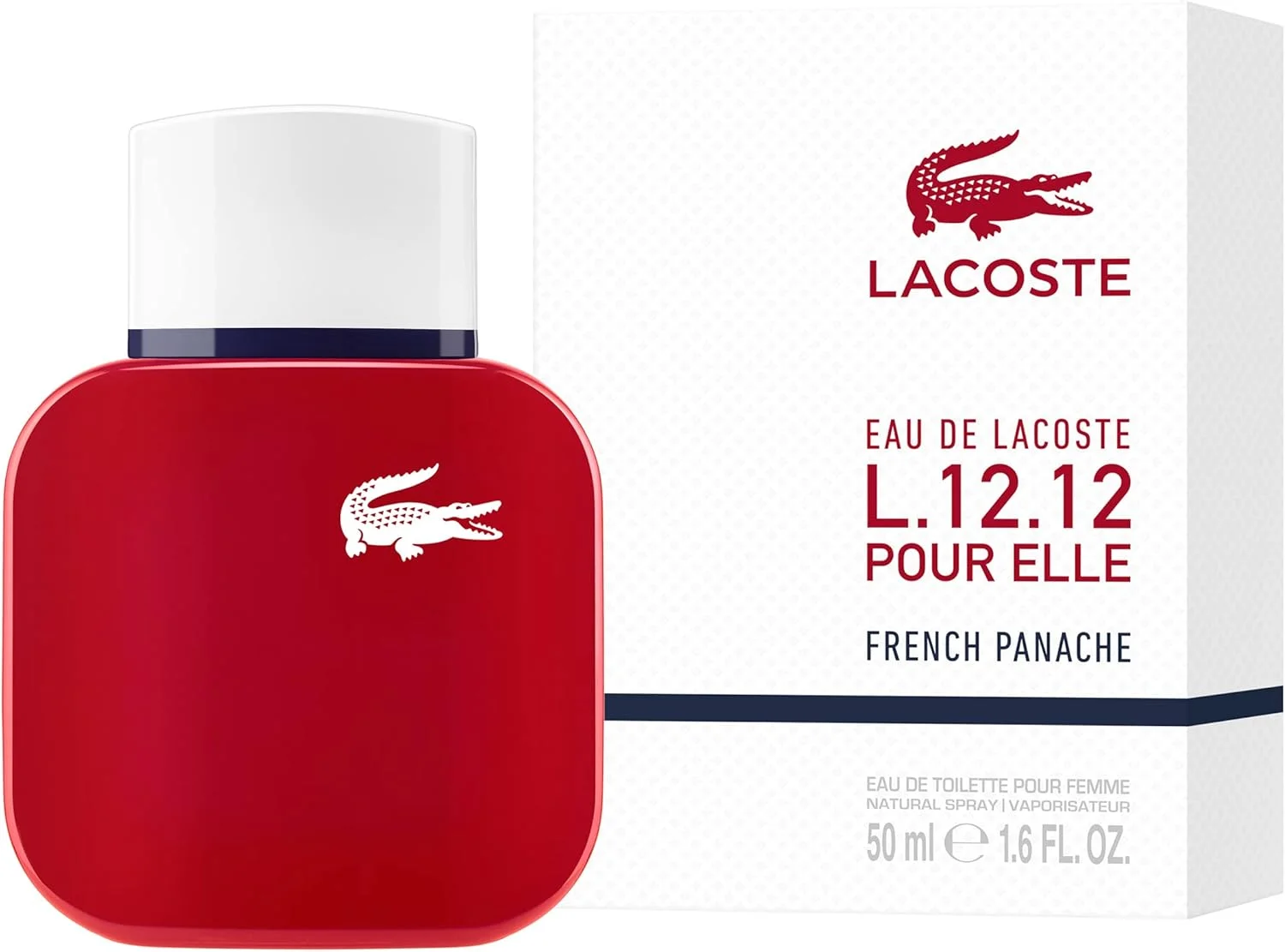 ادکلن زنانه لاگوست L.12.12 Pour Elle French Panache ادو تویلت 50 میلی لیتر ادکلن زنانه لاگوست L.12.12 Pour Elle French Panache ادو تویلت 50 میلی لیتر