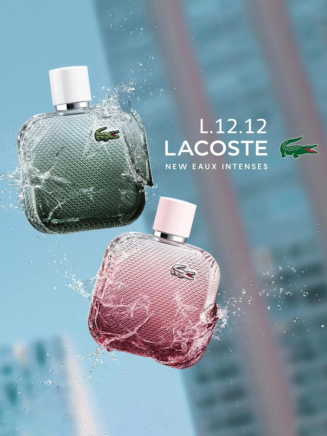 ادکلن زنانه لاگوست L.12.12 Rose Eau Intense ادو تویلت 100 میلی لیتر ادکلن زنانه لاگوست L.12.12 Rose Eau Intense ادو تویلت 100 میلی لیتر