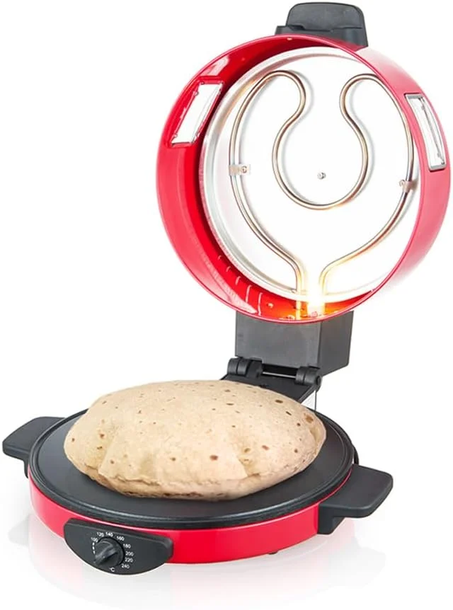 روتی ساز، تورتیا ساز و پیتزا ساز ساچی مدل NL-RM-4979G-RD با قطر 30 سانتی متر
