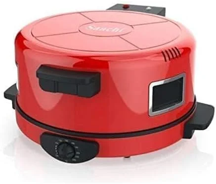 نان ساز، تورتیا ساز و پیتزا ساز ساچی مدل NL-RM-4980 با قطر 40 سانتی متر، قرمز