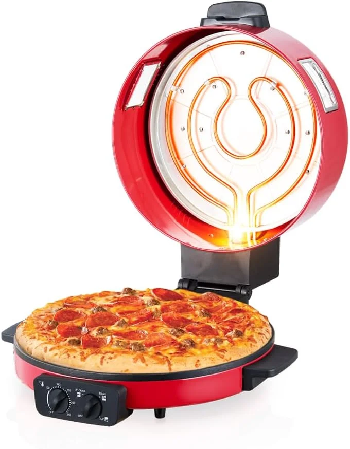 نان ساز، پیتزا و تورتیا ساز ساچی مدل NL-RM-4980G-RD با قطر 40 سانتی متر