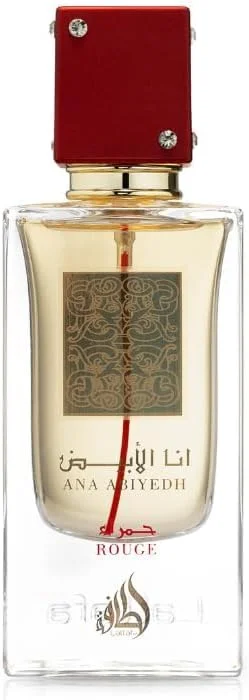 عطر ادو پرفیوم унисекс لطافه انا ابیض رژ، 60 میلی لیتر
