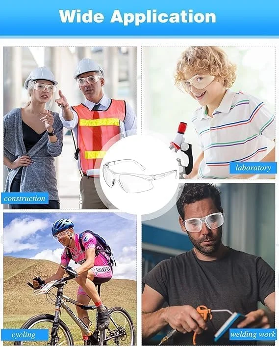 عینک ایمنی محافظتی KASTWAVE بسته 12 عددی، لنز شفاف، ضد پاشش، محافظت از چشم، ضد خش و مقاوم در برابر ضربه، مناسب برای زنان، مردان، کار، ساخت و ساز، آزمایشگاه علمی، تیراندازی عینک ایمنی محافظتی KASTWAVE بسته 12 عددی، لنز شفاف، ضد پاشش، محافظت از چشم، ضد خش و مقاوم در برابر ضربه، مناسب برای زنان، مردان، کار، ساخت و ساز، آزمایشگاه علمی، تیراندازی