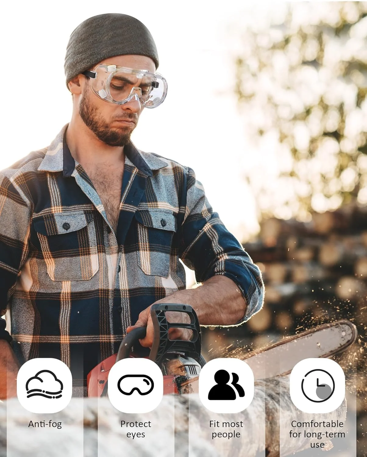 عینک محافظ شفاف KASTWAVE بسته 5 عددی، عینک ایمنی چشم برای ساخت و ساز، تیراندازی، آزمایشگاه، زندگی روزمره عینک محافظ شفاف KASTWAVE بسته 5 عددی، عینک ایمنی چشم برای ساخت و ساز، تیراندازی، آزمایشگاه، زندگی روزمره