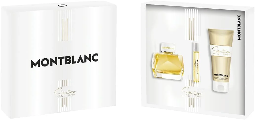 ست هدیه عطر زنانه مون بلان سیگنچر ابسولو - ادو پرفیوم 90 میلی لیتر + 7.5 میلی لیتر + لوسیون بدن 100 میلی لیتر ست هدیه عطر زنانه مون بلان سیگنچر ابسولو - ادو پرفیوم 90 میلی لیتر + 7.5 میلی لیتر + لوسیون بدن 100 میلی لیتر