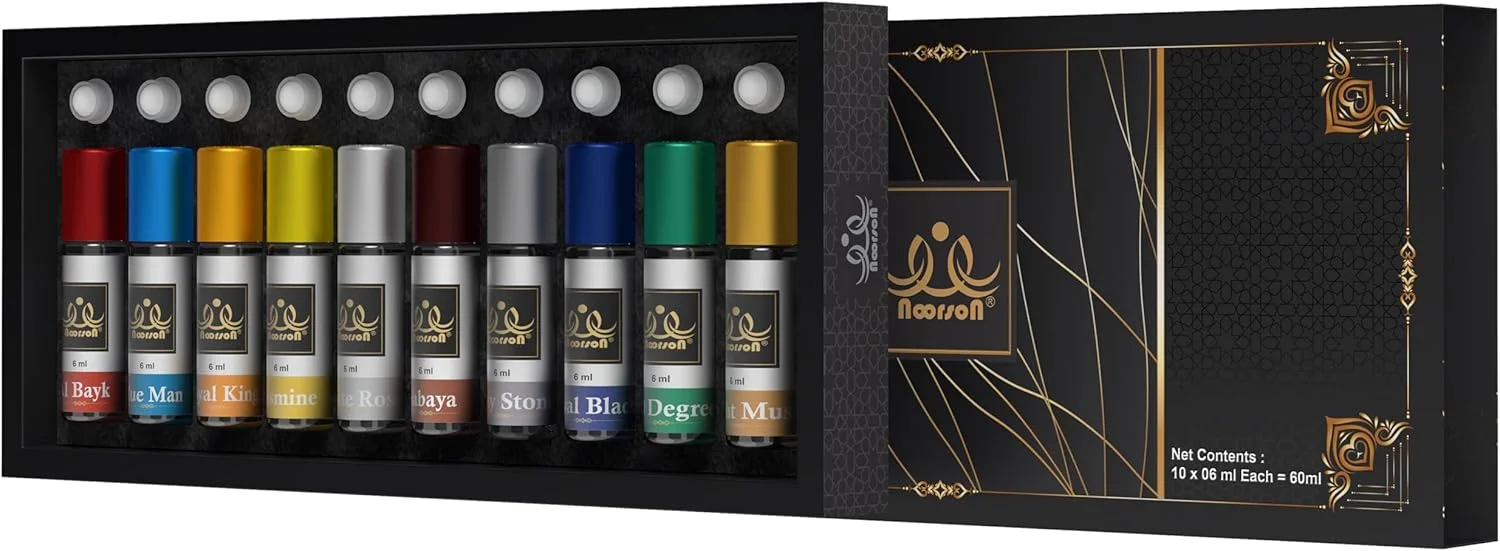 مجموعه ویژه عبادت نورسون | 10 عدد در 06 میلی لیتر: بسته 10 عددی | عطر مایع گلی غیر الکلی برای مردان و زنان | مجموعه عطرهای مایع | رایحه ماندگار | رایحه های منحصر به فرد مجموعه ویژه عبادت نورسون | 10 عدد در 06 میلی لیتر: بسته 10 عددی | عطر مایع گلی غیر الکلی برای مردان و زنان | مجموعه عطرهای مایع | رایحه ماندگار | رایحه های منحصر به فرد