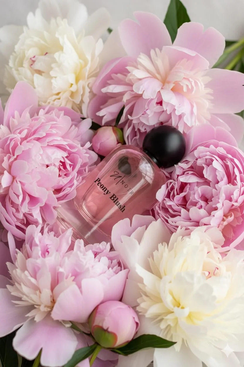 عطر ادوپرفیوم زنانه Noir Peony Blush، رایحه گلی ظریف با گل صد تومانی و جیر، 100 میلی لیتر عطر ادوپرفیوم زنانه Noir Peony Blush، رایحه گلی ظریف با گل صد تومانی و جیر، 100 میلی لیتر