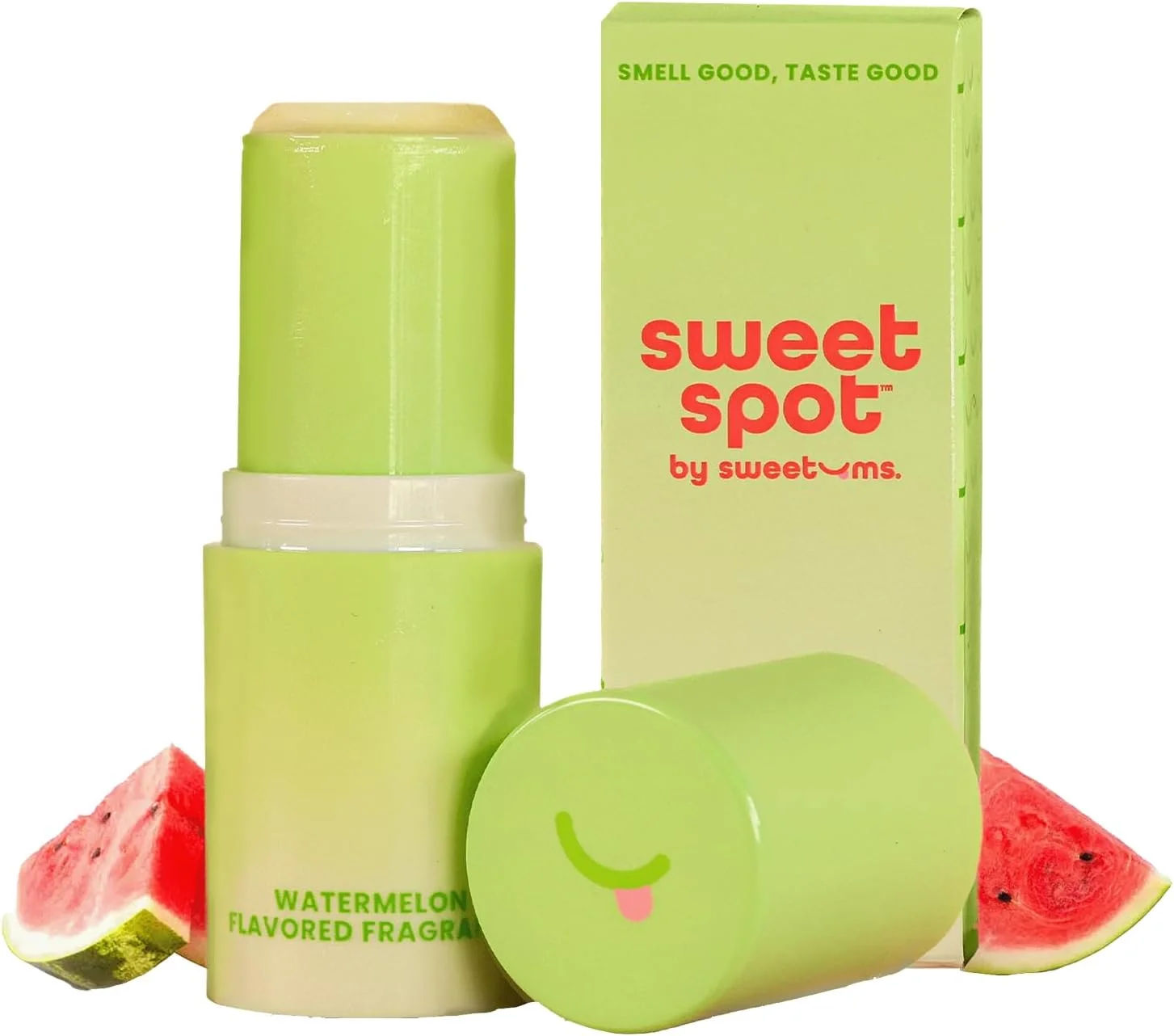 عطر جامد استیکی Sweetums Sweetspot مناسب سفر برای زنان با رایحه های ماندگار، فرمول غیر چسبنده و مواد طبیعی (هندوانه) عطر جامد استیکی Sweetums Sweetspot مناسب سفر برای زنان با رایحه های ماندگار، فرمول غیر چسبنده و مواد طبیعی (هندوانه)