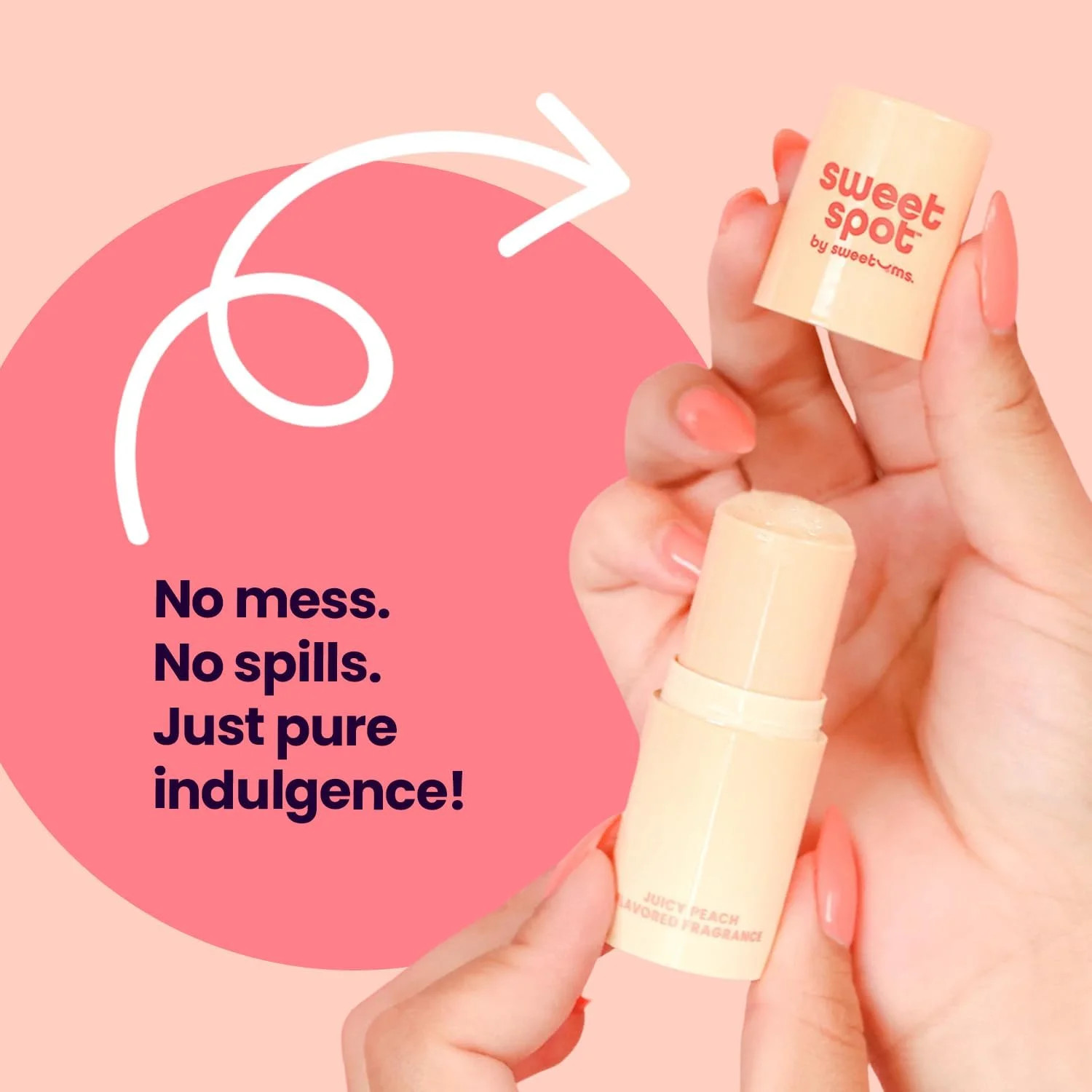 عطر جامد استیکی Sweetums Sweetspot مناسب سفر برای زنان با رایحه های ماندگار، فرمول غیر چسبنده و مواد طبیعی (هندوانه) عطر جامد استیکی Sweetums Sweetspot مناسب سفر برای زنان با رایحه های ماندگار، فرمول غیر چسبنده و مواد طبیعی (هندوانه)