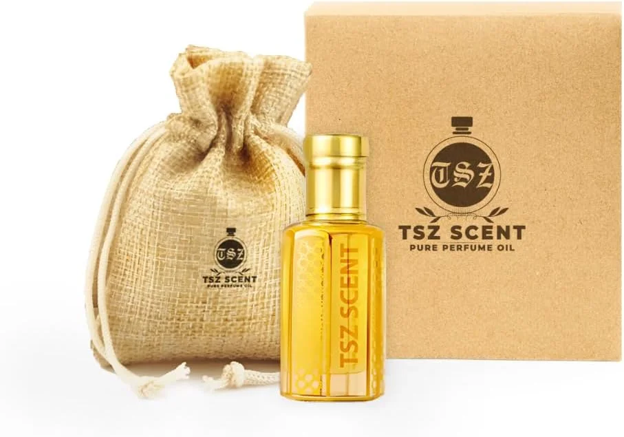 روغن عطر خالص زنانه TSZ Scent Twilly Glow، 12 میلی لیتر، رایحه گلی چوبی، ماندگاری طولانی و عطر تازه