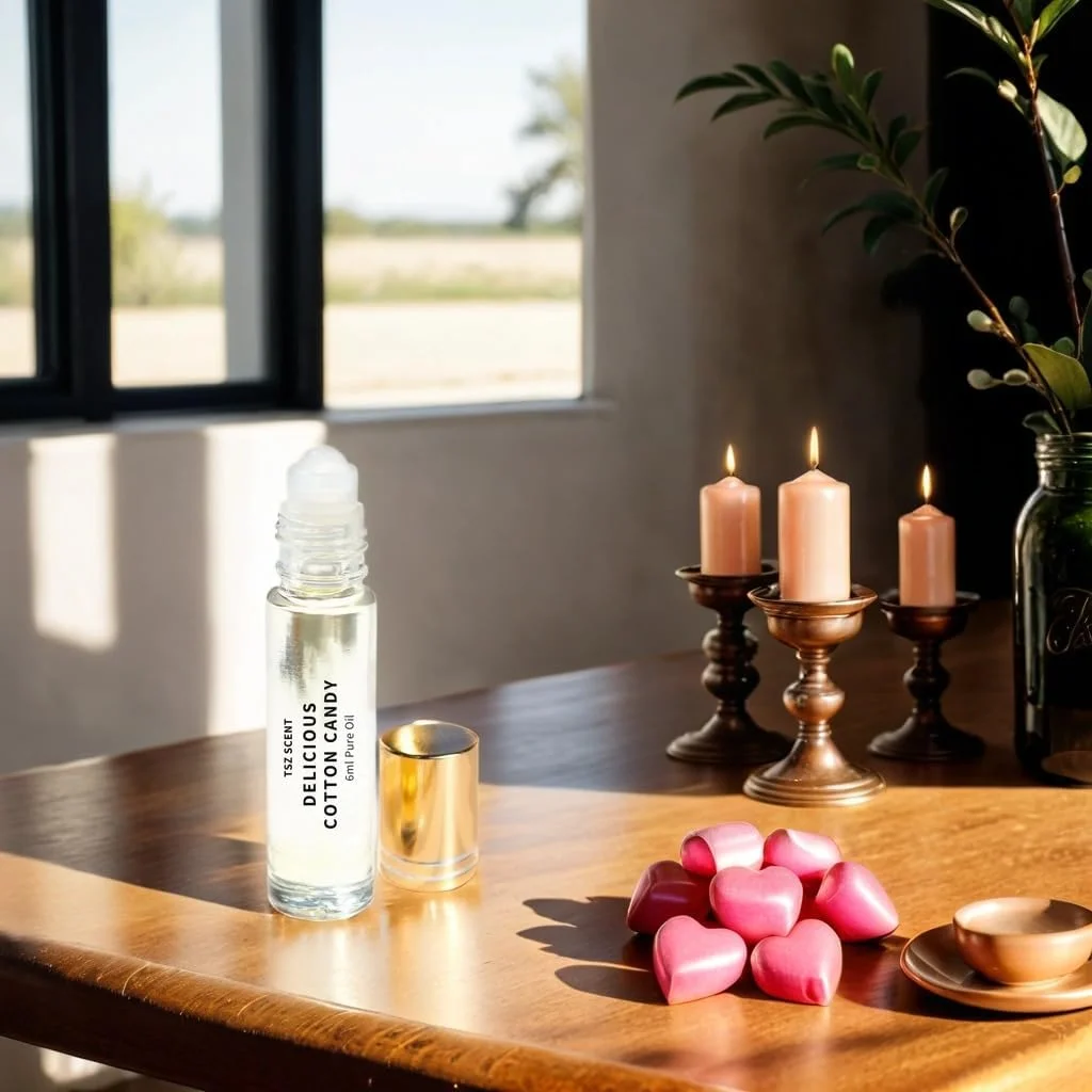 عطر روغنی تی اس زد با رایحه پشمک، ماندگاری طولانی، مخصوص بانوان، 6 میلی لیتر، رولی - رایحه ای شیرین و فریبنده، نرم و زنانه