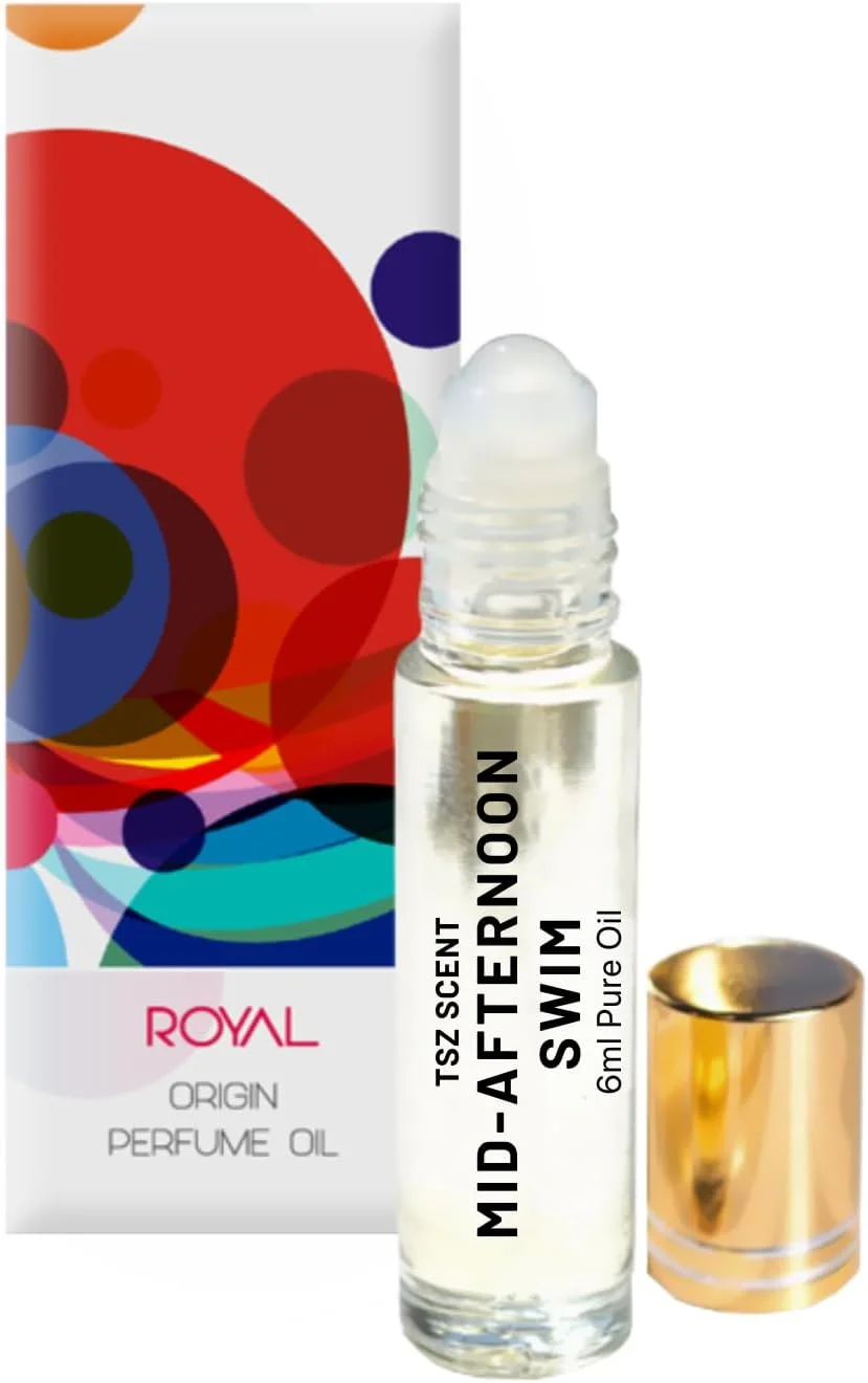 عطر روغنی رولی مردانه و زنانه TSZ Scent Mid-Afternoon Swim CPO، حجم 6 میلی لیتر، سایز مسافرتی و جیبی